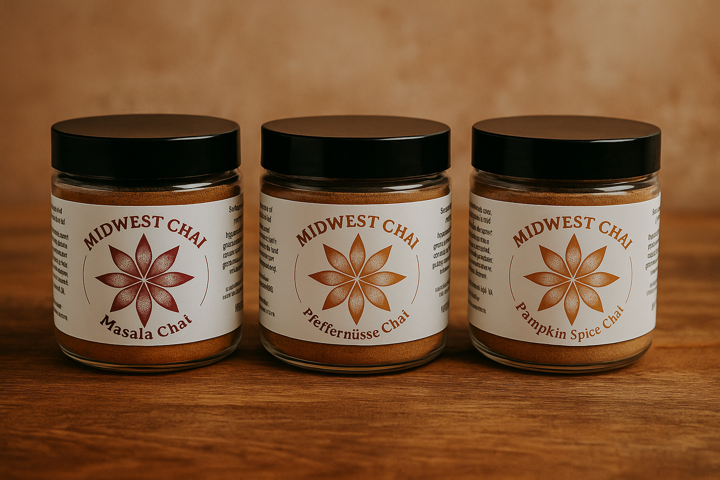 "Fall Spice" Tea Powder Blend Trio